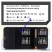 Ruesious Tournevis de Précision Mini Kit de Tournevis 25 pièces Outils de Réparation pour Portable Laptop Montre Jouets Lunettes Bijoux etc. B07DFJWX5M